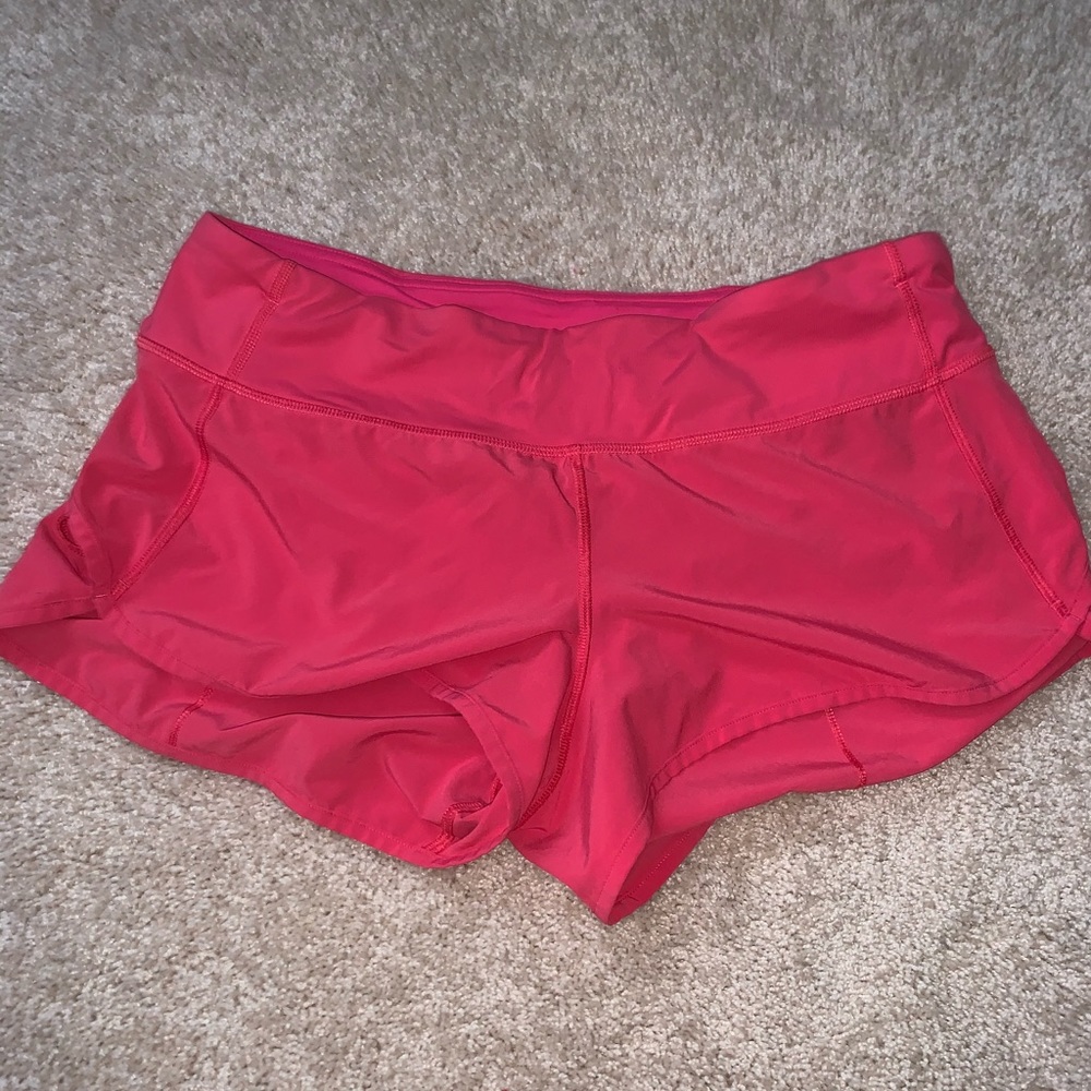 Lululemon Pink Speed Up Short